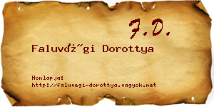 Faluvégi Dorottya névjegykártya